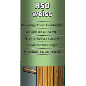 HYBRID DICHTKLEBER H50 hartelastisch schwarz