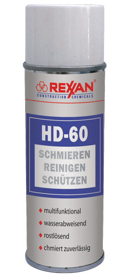 HD-60 schmieren, reinigen, schützen